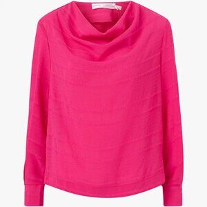 - pink long sleeve cowl neck blouse Inwear (pablah) size 40
